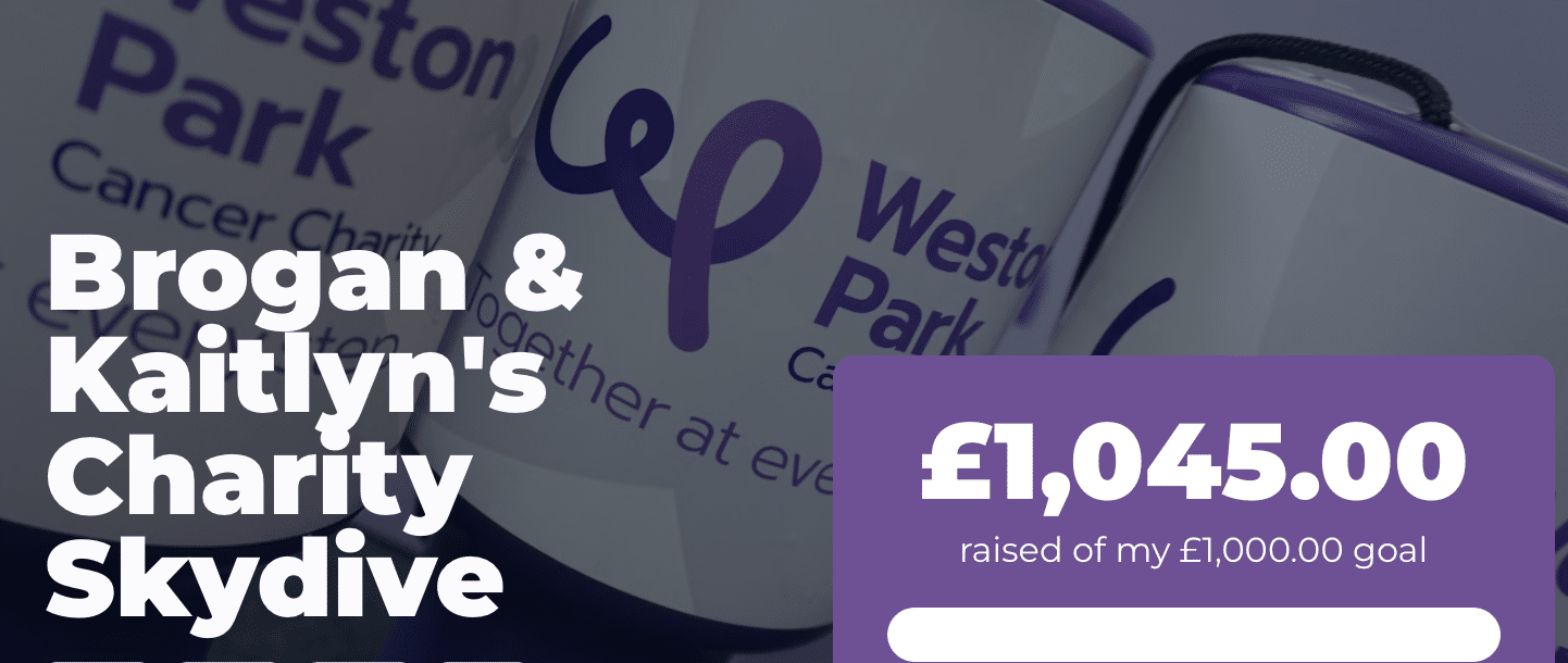 Team EKSPAN Skydive Fundraiser for Weston Park Cancer Charity - EKSPAN